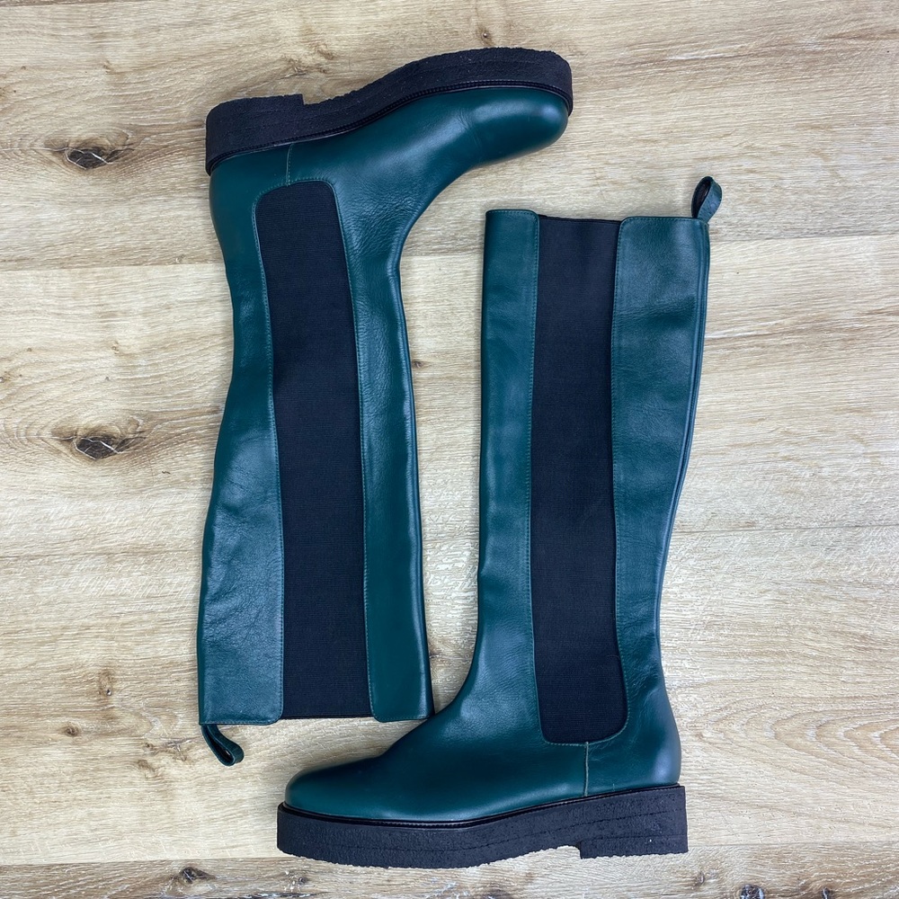 STAUD Green and Black Women's Boots